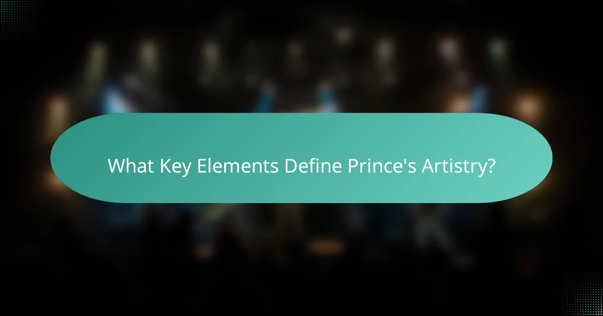 What Key Elements Define Prince's Artistry?